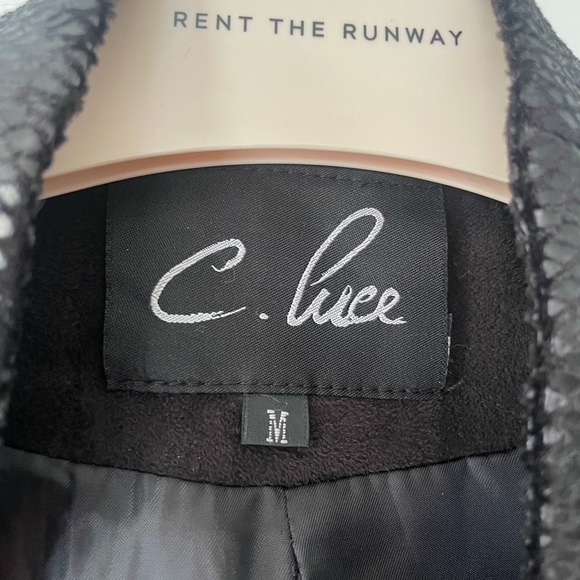 C. Luce black angular biker jacket - size M - Picture 3 of 4